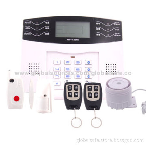 China eray house PSTN alarm system with LCD/clock display and 45 events record checking